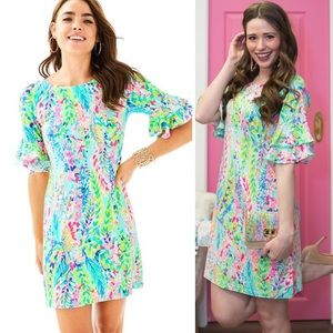 Lilly Pulitzer Lula dress in Catch the Wave